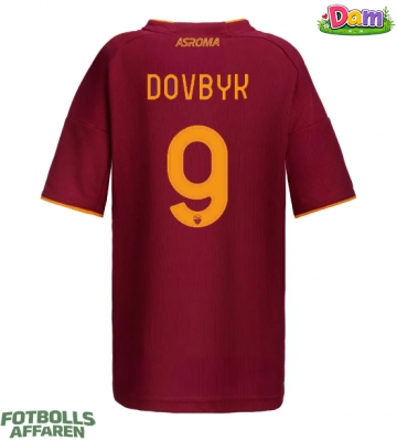 AS Roma Artem Dovbyk #9 Hemmatröja Kvinnor 2025-26 Kortärmad